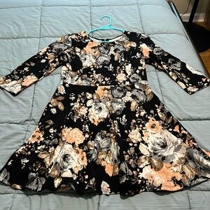 Floral ALine Dress